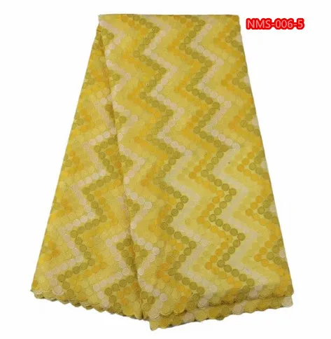 5 ярдов/шт Последние в вуаль и хлопок швейцарский шнуровка светло-кофейный цвет