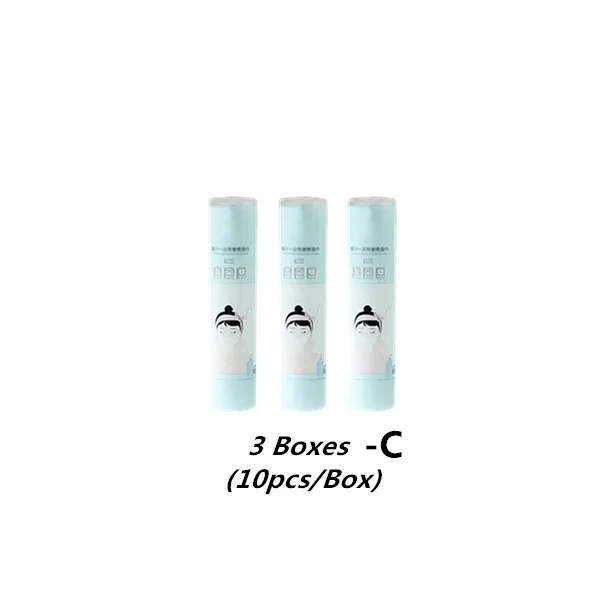 3 Boxes C Портативное одноразовое мыло в коробке для мытья рук, цветочный туалетный коврик, сжатое полотенце, сумка для путешествий, предметы первой необходимости - Цвет: 3 Boxes C