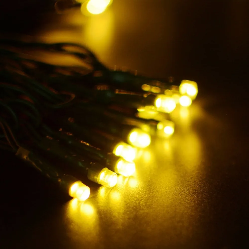 2 шт. солнечные гирлянды 22 м 200LED Солнечные Звездное освещение водонепроницаемый наружный струнный свет для садов Рождественская елка дома