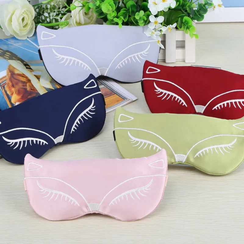 

Sleep Eye Mask Silk Shade Cover Travel Relax Aid Blindfold Sleeping Eyepatch Comfortable Blindfold