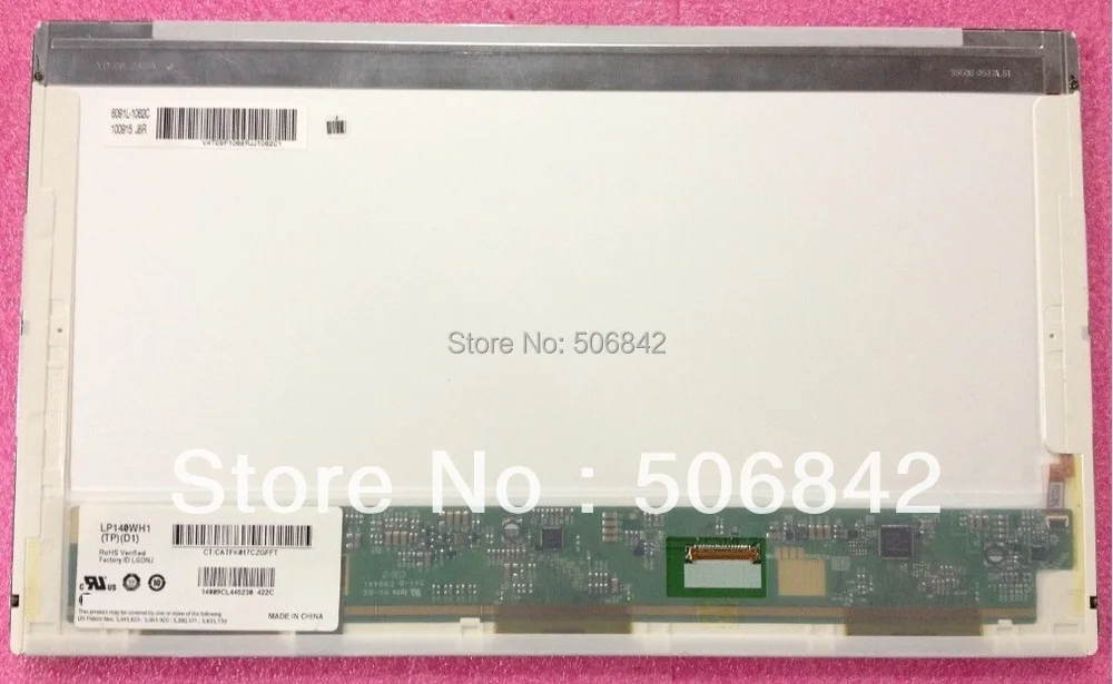 

14.0" laptop LCD screen LP140WH1 TP D1 ,New (1366x768) 30pin LP140WH1 TPD1