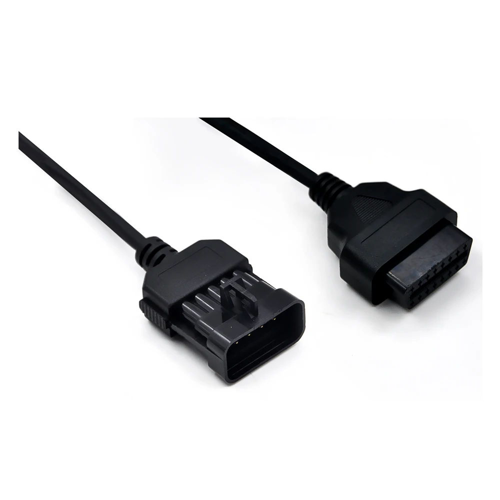 2018 для Opel OBD1 10pin к OBD2 16pin кабель Диагностического Интерфейса свинцовый
