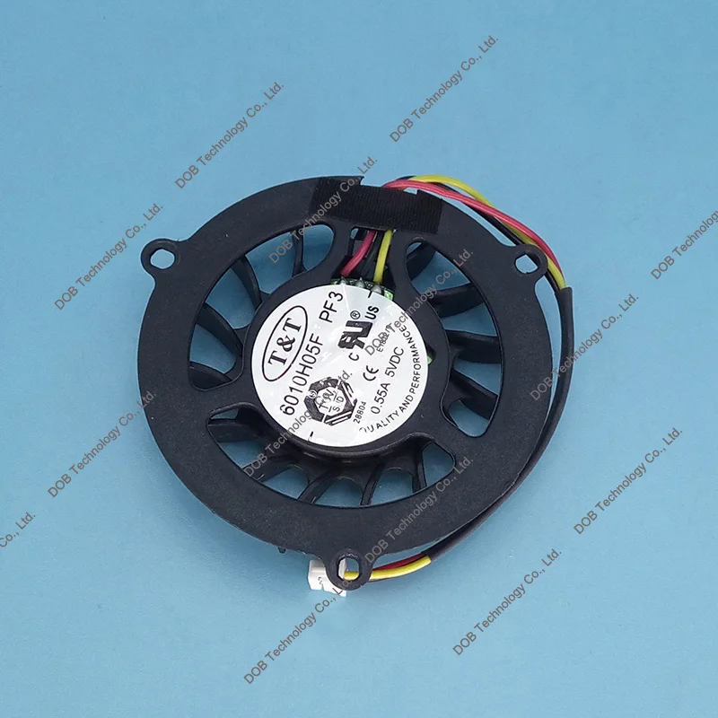 Фото Вентилятор процессора для MSI EX400 EX401 EX401X EX600 VR601 VR440 PR600 DFB450805M10T F675-CCW охлаждающий вентилятор для ноутбука №4