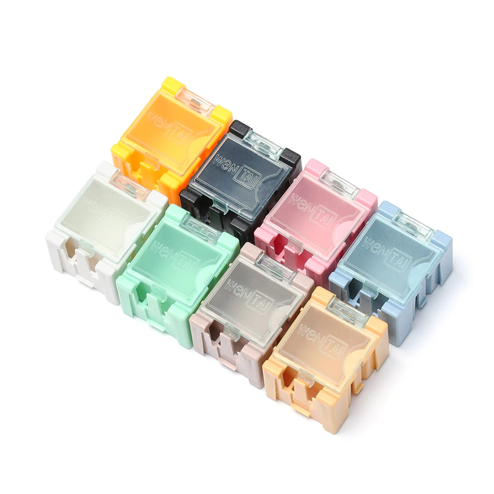 5Pcs SMD SMT Component Container Storage Boxes Electronic Case Zit Automatically Pops Up Patch Box Home Supplies | Дом и сад
