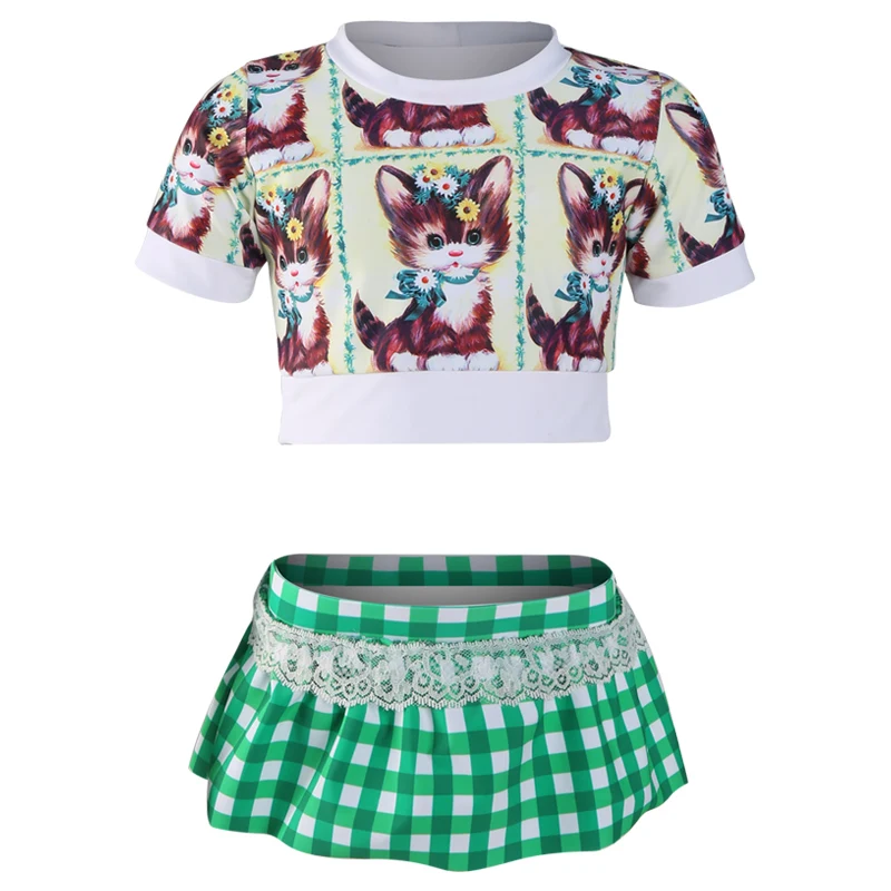 Купальник для девочек новый дизайн летний комплект бикини Детский из двух