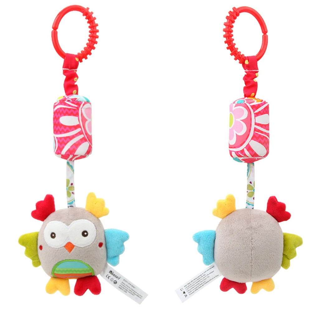 Сова музыка Wind Chime висячая кукла пение коляска кровать колокольчик подвешиваемый