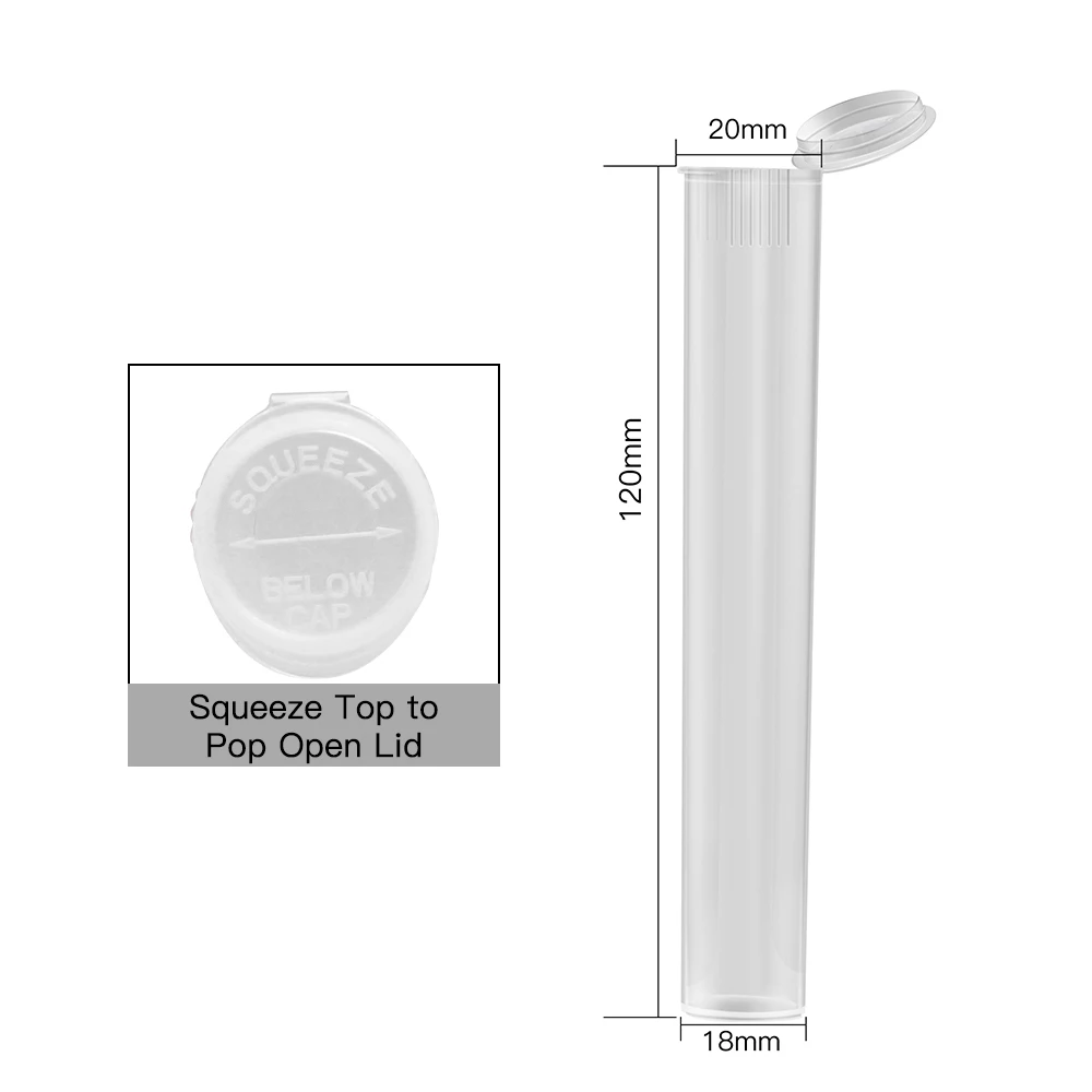Оригинальные 3 шт 5 10 Veeape 120 мм контейнеры для сигарет doob tubes Поп топы бутылки