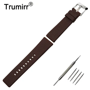 Ремешок из натуральной кожи для часов Diesel DZ7313227257, браслет со стальной пряжкой, коричневый, 20 мм 24 мм 26 мм 27 мм 28 мм