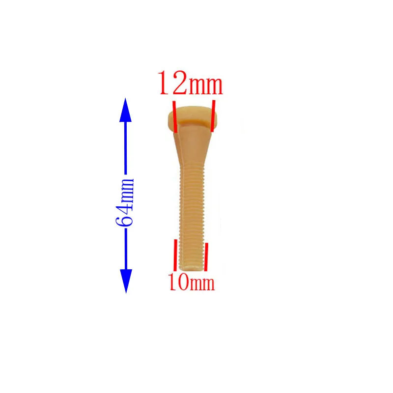 12X64mm 40 шт. товары для птицы выщипывание пальцев машина для удаления волос клей-карандаш курица выщипывание говяжьего сухожилия материал выщипывания - Цвет: 12X64mm