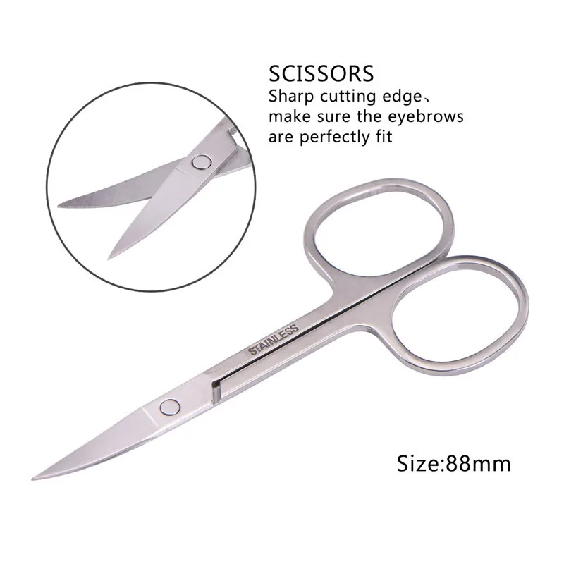 BeautyBigBang Nail Art Manicure Set Kit 9PCS Vintage Stainless Steel Nail Clipper Nipper Cutter Scissor Tweezers Nail Art Tools