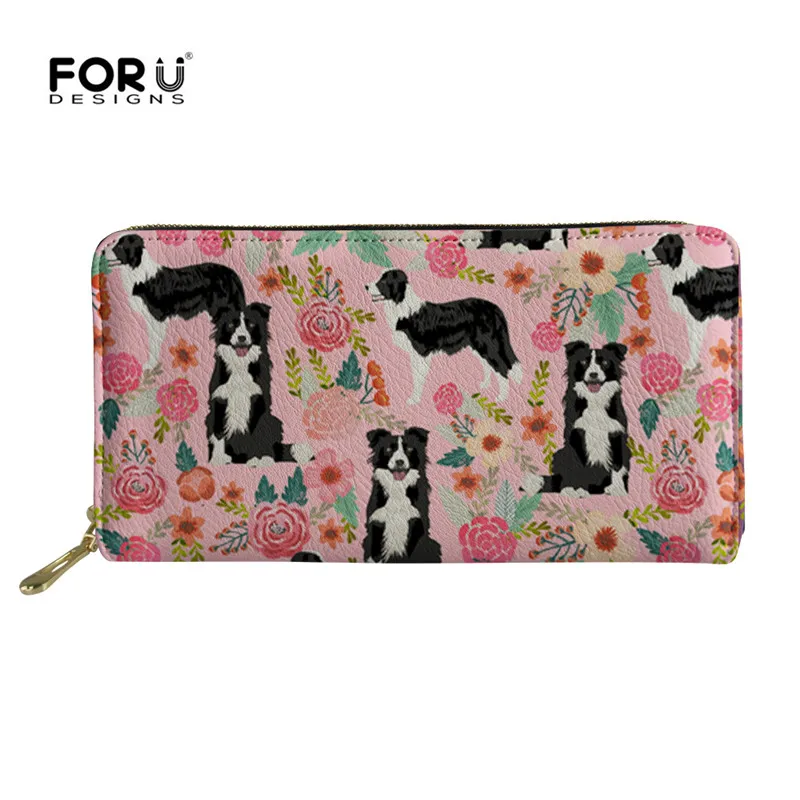 Женская сумка FORUDESIGNS кошелек с отделениями для паспорта и карт клатч розовым