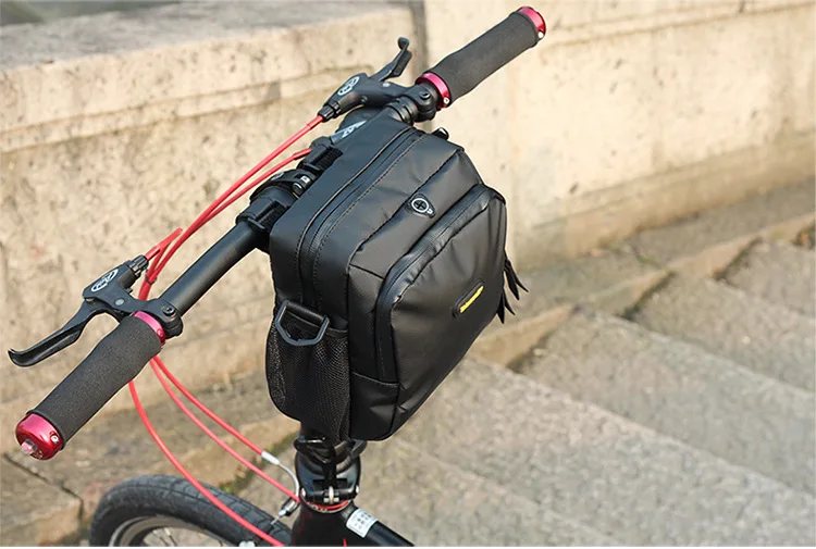 Для велосипеда Brompton сумка мини складная сумка для велосипеда аксессуары мини Водонепроницаемый руль сумка Rhinowalk велосипед Руль сумка корзина