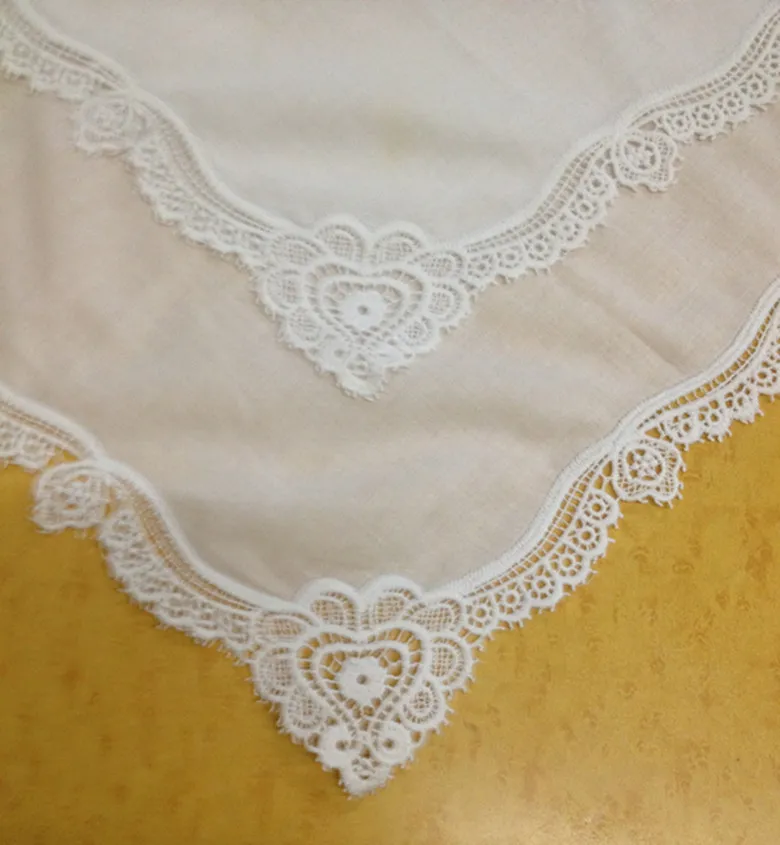 Набор из 12 модных хлопковых носовых платков дюймовый Свадебный носовой платок