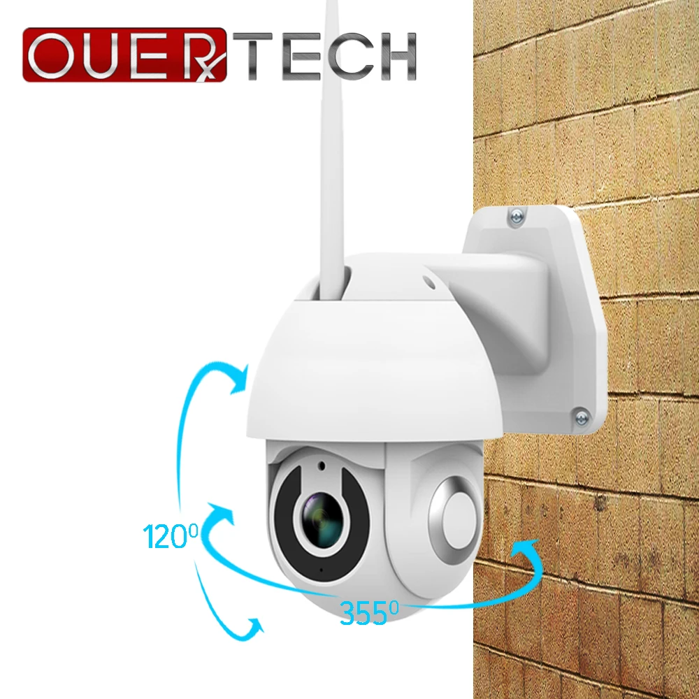 OUERTECH PTZ наружная IP камера безопасности WiFi 1080P Обнаружение движения ночного