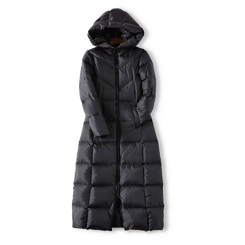 Теплая Женская парка высокого качества зимняя куртка 2018 пальто с капюшоном