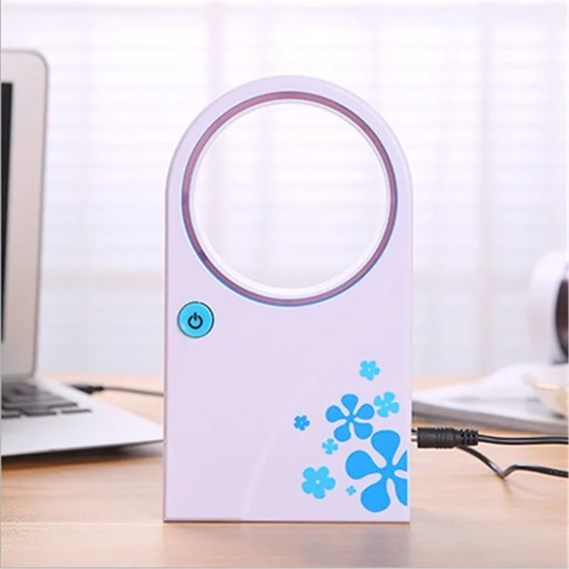 blue USB мини Кондиционер устройство Прохладный успокаивающий ветер охладитель вентилятор воздуха личное пространство охладитель портативный для офиса дома вентилятор - Цвет: blue