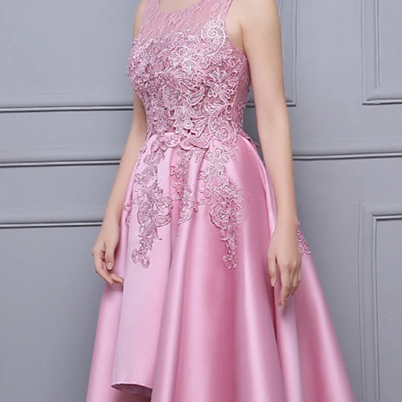 DongCMY торжественные асимметричные платья для выпускного вечера Vestido кружевные