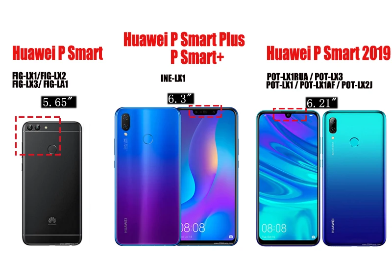Противоударный защитный чехол для Huawei P Smart 2019 с автомобильным держателем мягкий