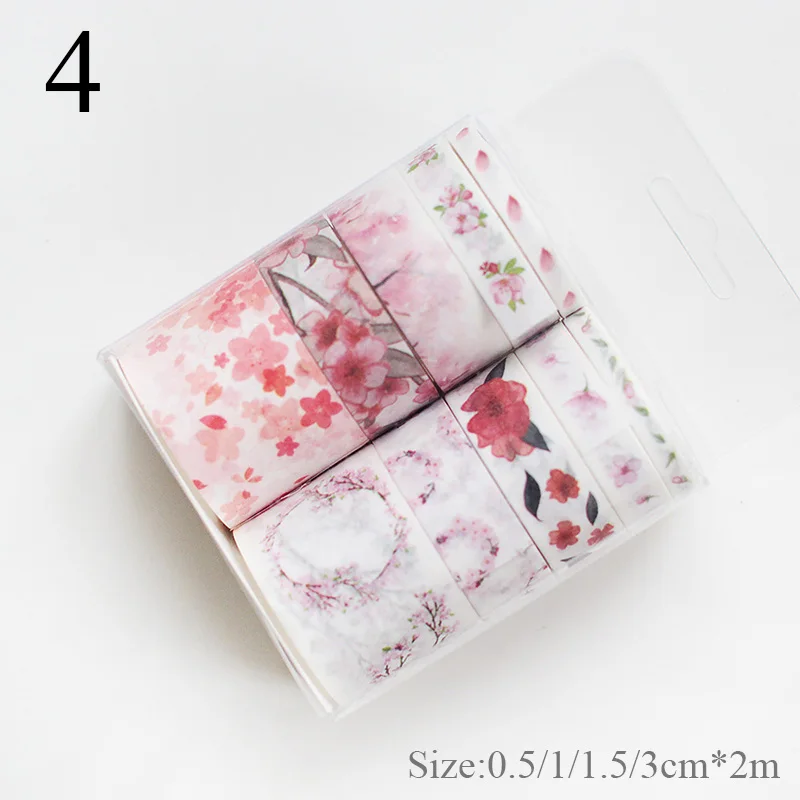 4 10 шт. Kawaii Cherry маскирующая лента милый Единорог набор декоративного скотча Васи фантазия декоративная клейкая лента для детей DIY Скрапбукинг дневник - Цвет: 4