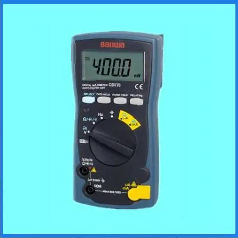 100% сделано в Японии! Цифровой мультиметр SANWA CD770 стандартного типа 3-3/4 цифр 4000