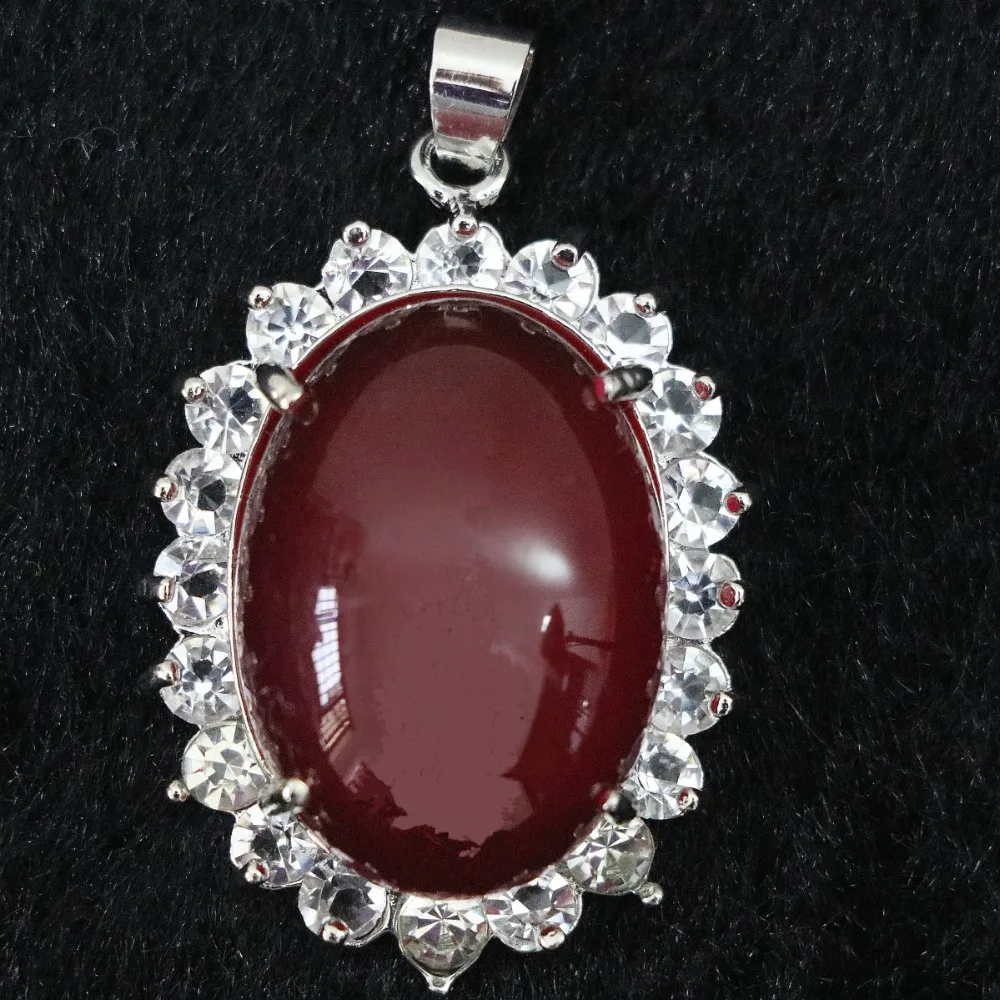 Горячий зеленый красный фиолетовый джаспер кристалл 26x32 мм овальный кулон