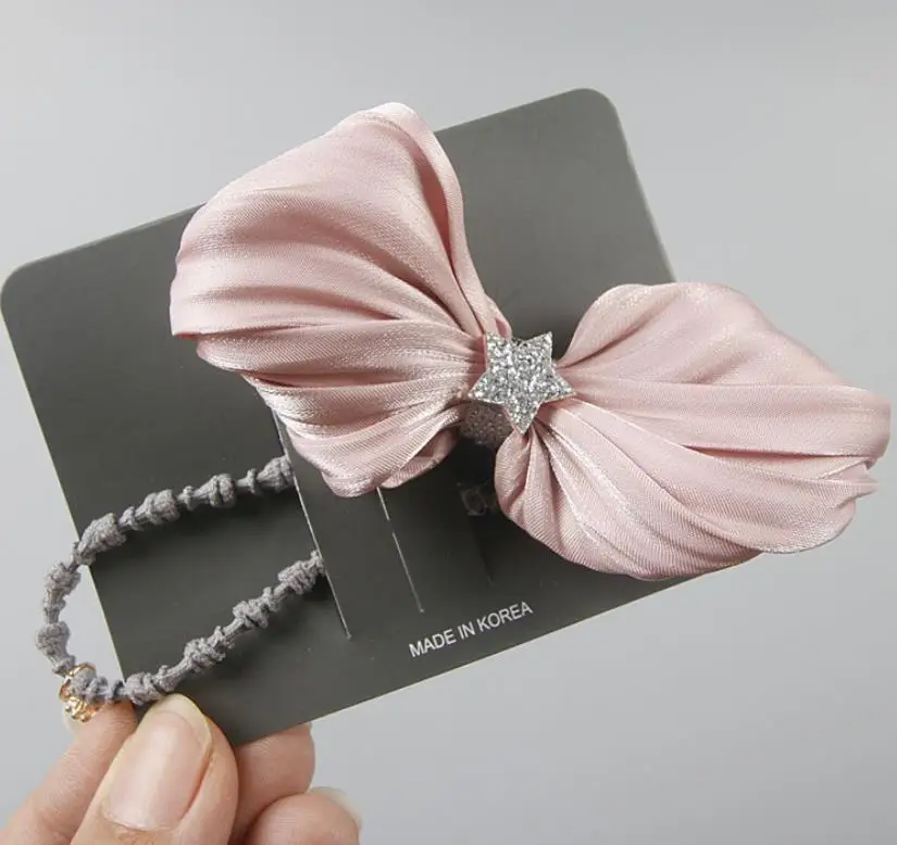 Шифоновая лента большие заколки для волос аксессуары девочек корейские женские