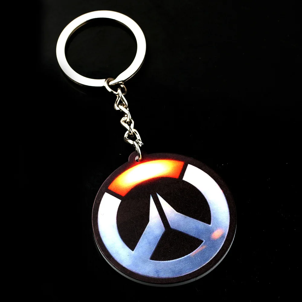 22 стиля логотип Overwatch акриловые герой брелки для ключей Pioneer версии акриловый