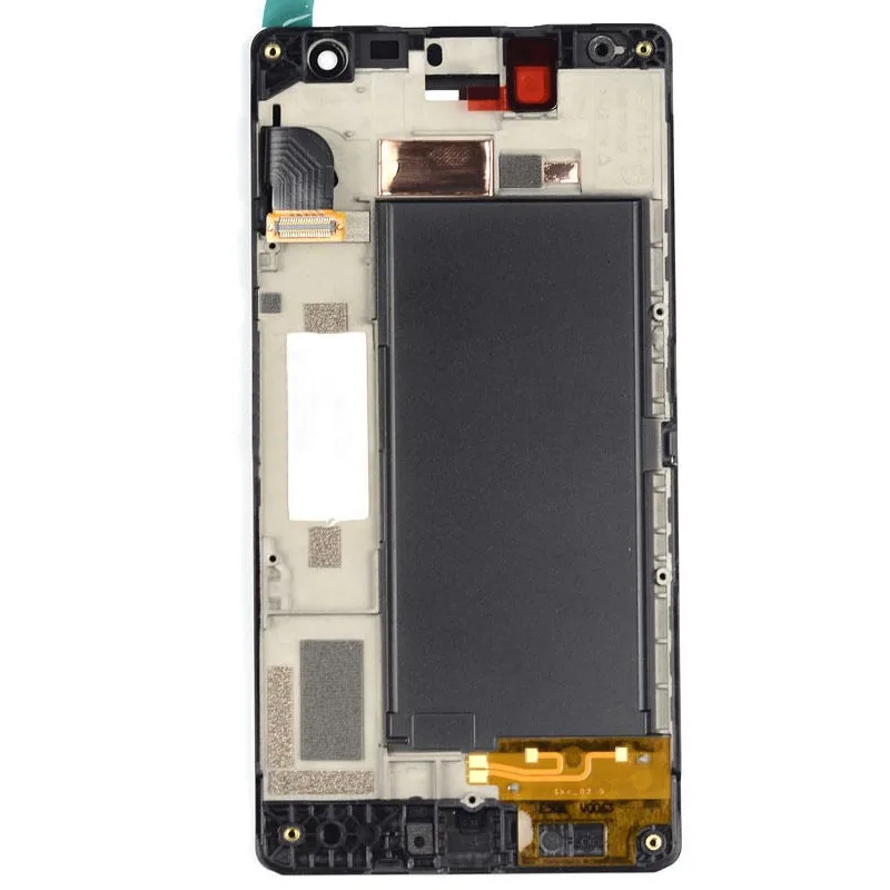 Для Nokia Lumia 730 735 ЖК-дисплей дигитайзер сенсорный экран с рамкой панель сборка