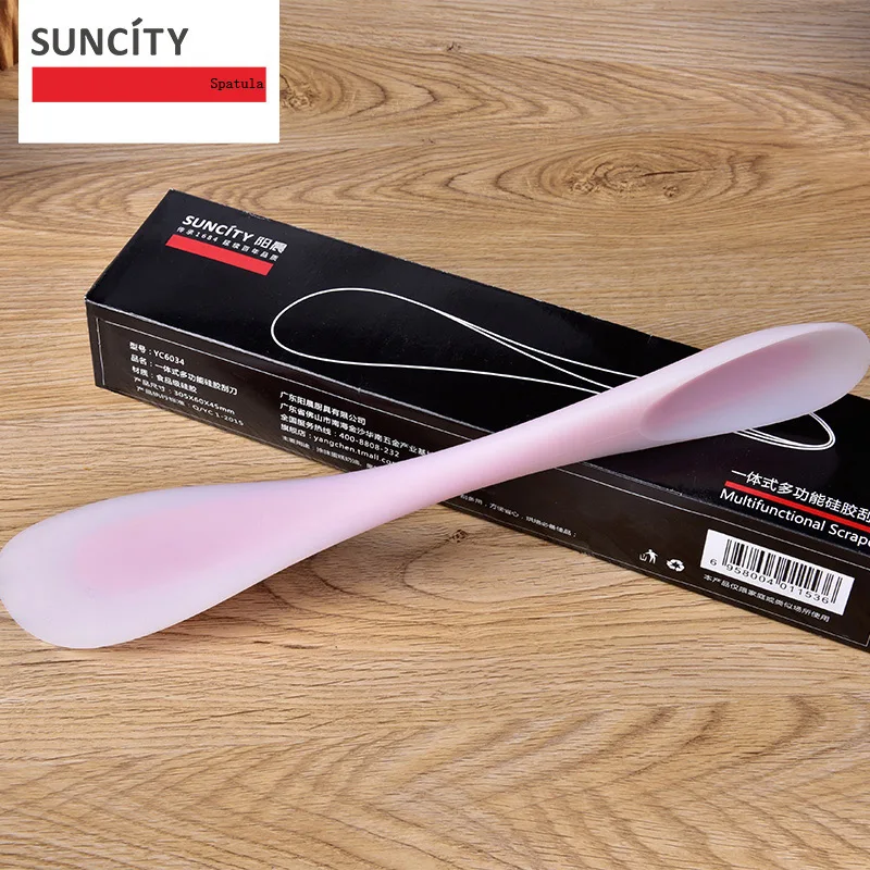 Двойной Силиконовый Многофункциональный крем масло для торта шпатель ложка