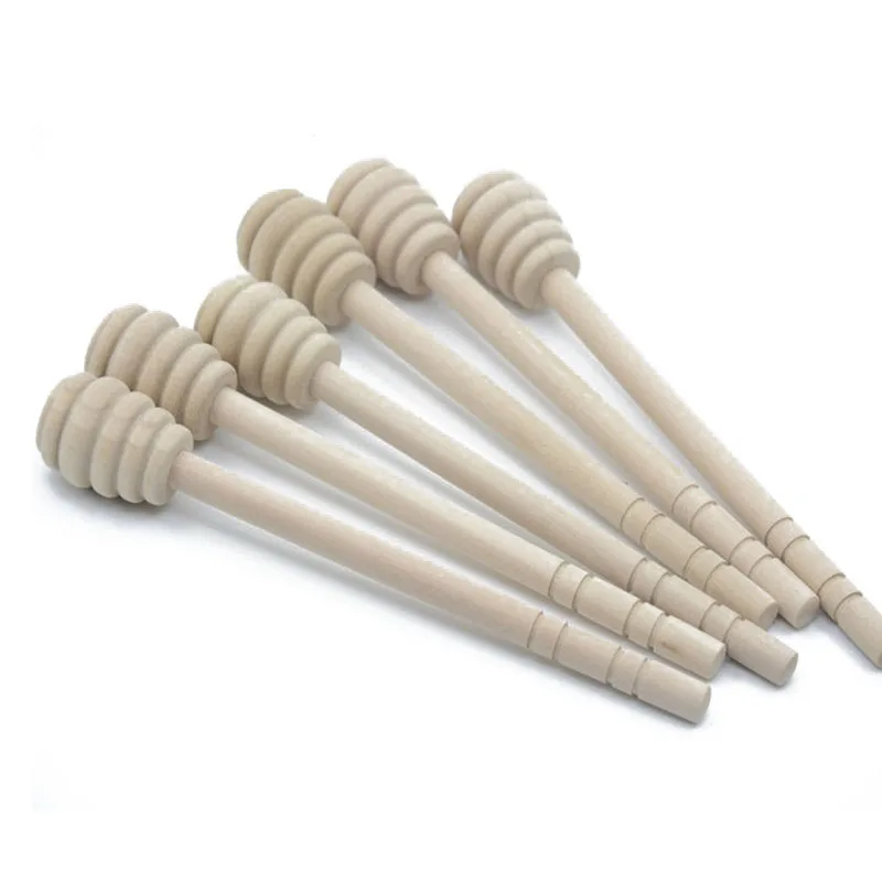 Новинка деревянная ложка 15 см для смешивания медового меда 500 шт. полезная