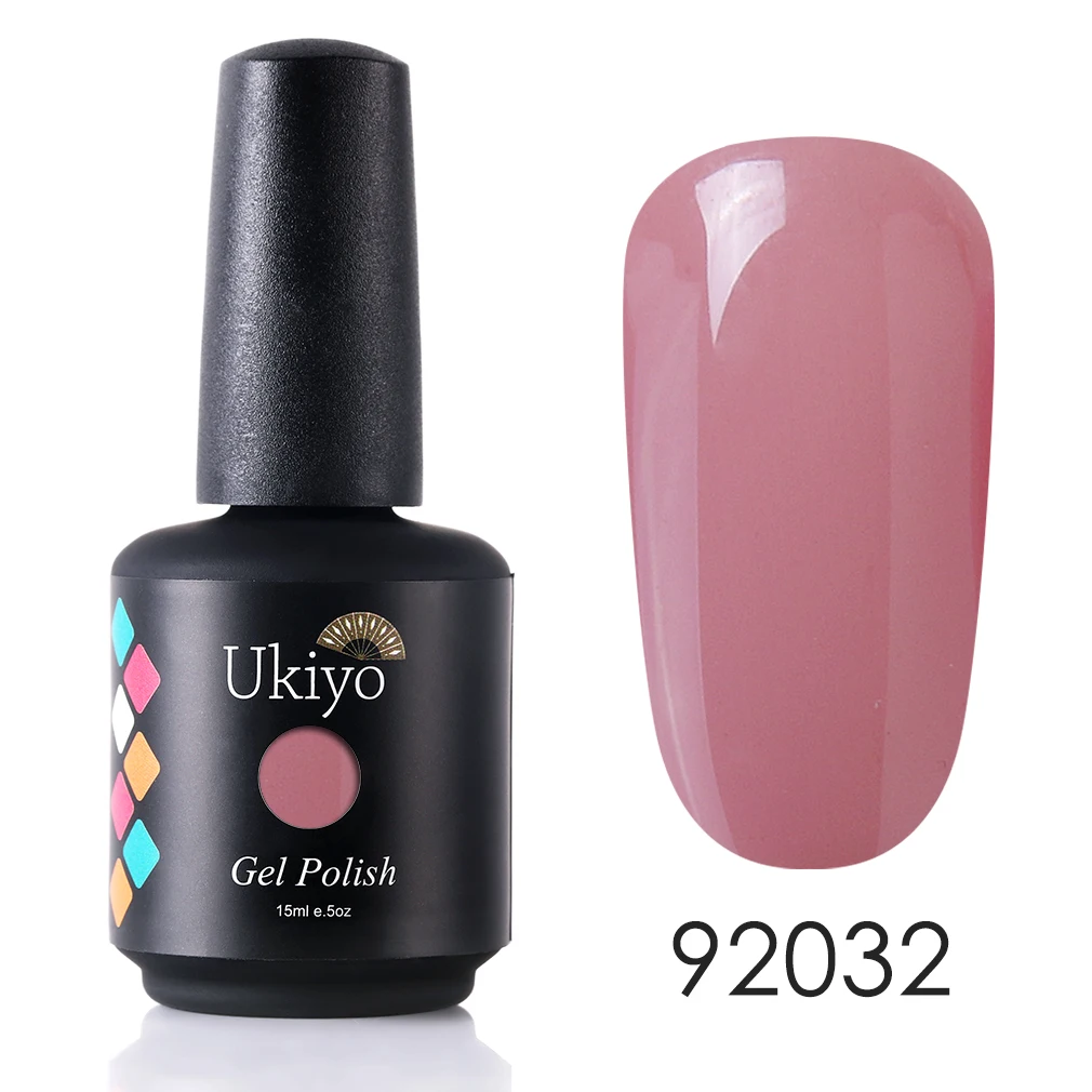 H92032 Ukiyo 15 мл Чистый Цвет Гель-лак для ногтей Vernis полуперманентный УФ-гель для ногтей впитывающий Гель-лак для ногтей - Цвет: H92032