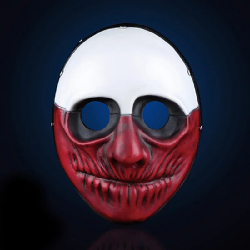 H& D ужасная маска на Хэллоуин Payday 2 маска новейшая тематическая игра серия полимерные страшные маски клоуна для маскарада вечерние декор стен искусство