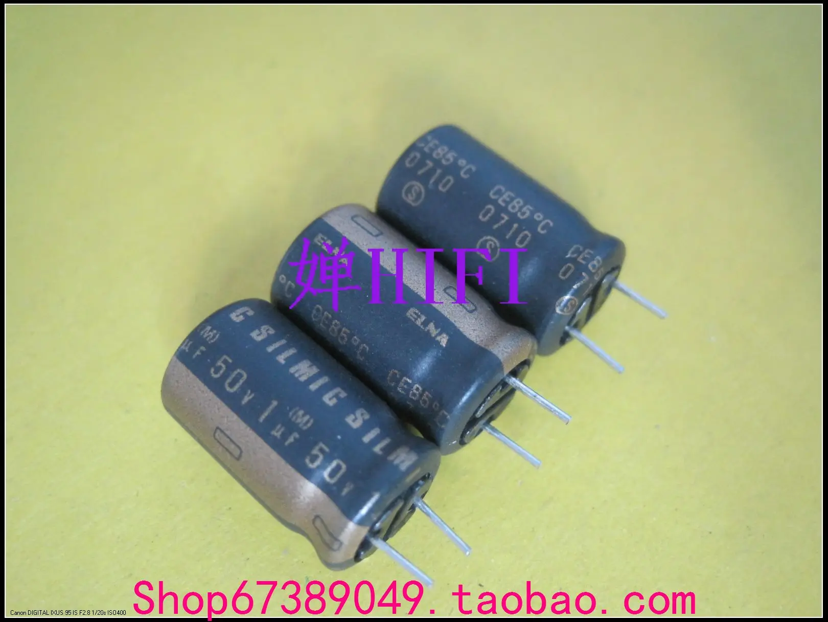 2020 hot sale 20PCS/50PCS Imported ELNA original SILMIC electrolytic capacitor 50v1uf 10x16mm free shipping