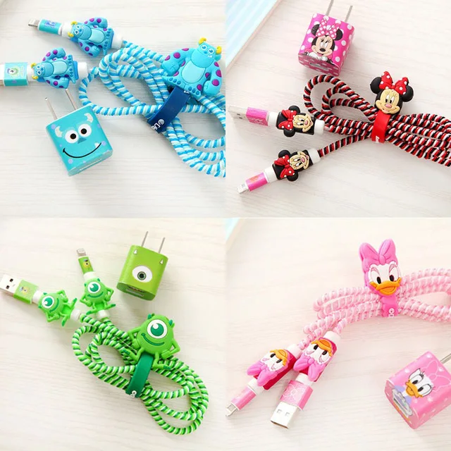 Намотка кабеля 2017 Новый Спиральный шнур протектор кабельный провод Органайзер Diy