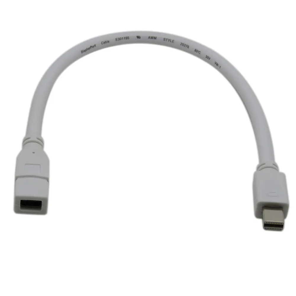 30 см MINI DP мужчина к Mini DisplayPort Thunderbolt женский для Surface Pro Apple Asus M/F УДЛИНИТЕЛЬ адаптер |