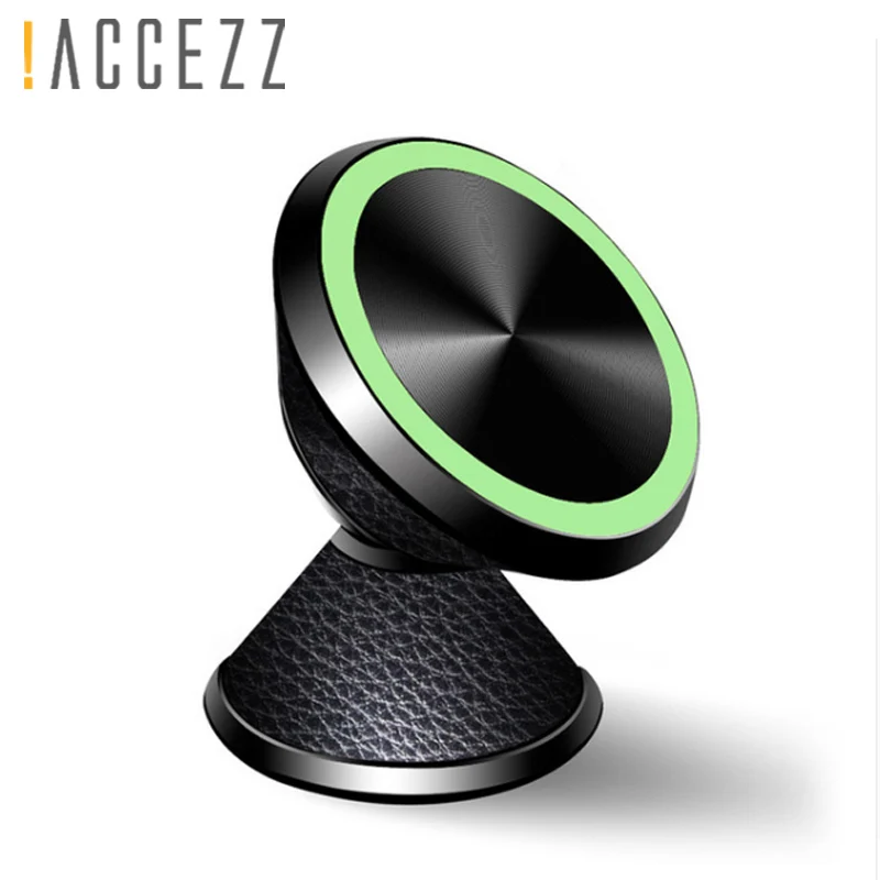 !ACCEZZ Magnetic Car Phone Holder Stand 360 Rotation Strong Magnet Hold Support GPS Universal Stands For iPhone X XS Samsung S10 |