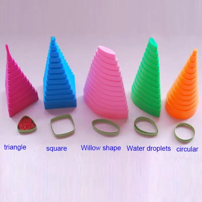 5 шт. бумажные Quilling Border Buddy Bobbin Tower Quilled Creation ручные инструменты для