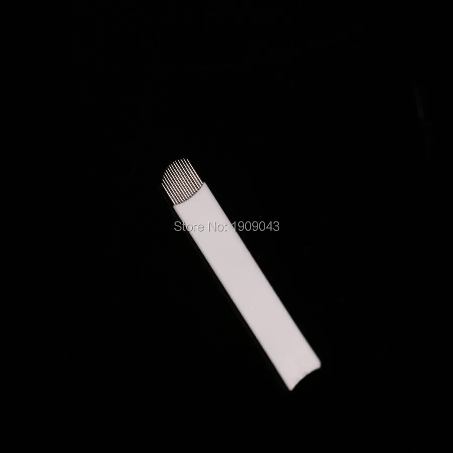 50 шт. U образные изогнутые иглы для перманентного макияжа|permanent makeup needles|curved blademakeup