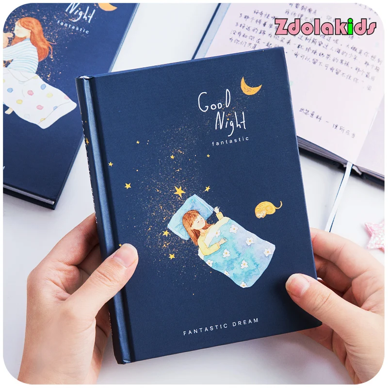 Блокнот с надписью Good Night Фантастическая мечта цветная бумага в твердом