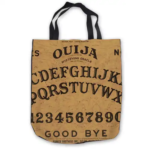 Пользовательские холст Бэтмен ouija доска ToteBags Ручные Сумки хозяйственная сумка