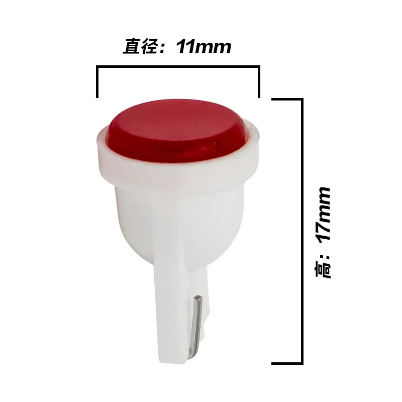 10 шт. керамические светодиодсветодиодный лампы T10 W5W WY5W 194|t10 ceramic|cob led carled car interior |