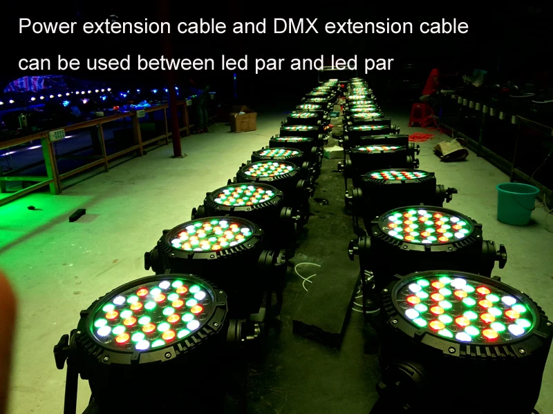 Водонепроницаемый удлинитель светодиодного сигнала Par DMX512 + Удлинительный