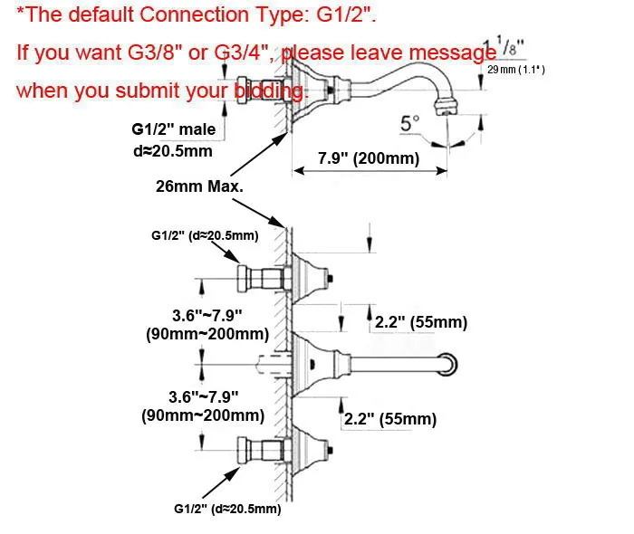 Новинка античная красная медная латунная широко распространенная настенная