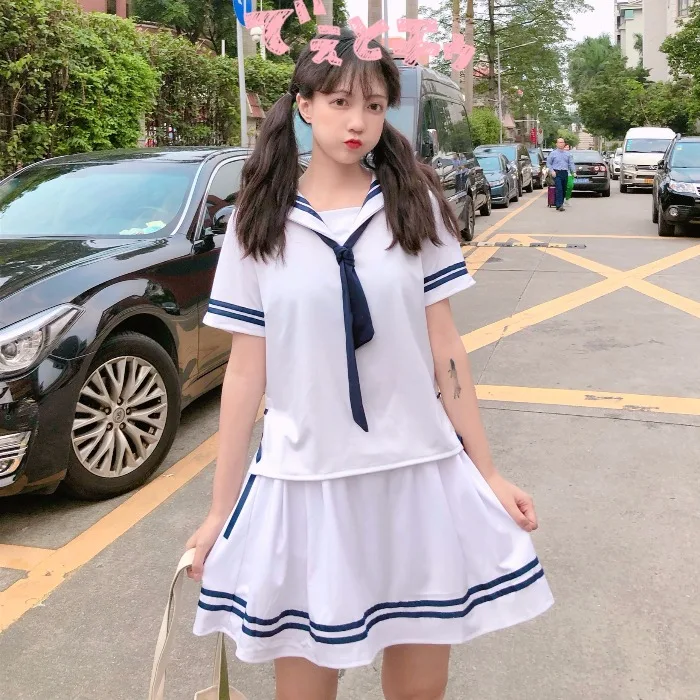 Японская школьная форма для японской средней школы костюм девочек мягкий милый