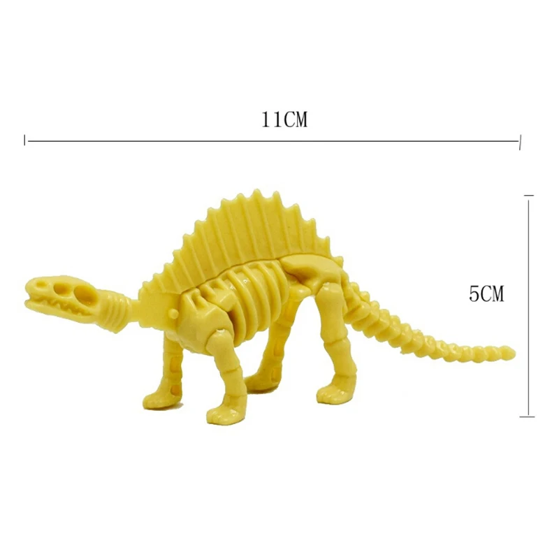 Модель скелета динозавра DIY игрушки для детей подарок креативные забавные