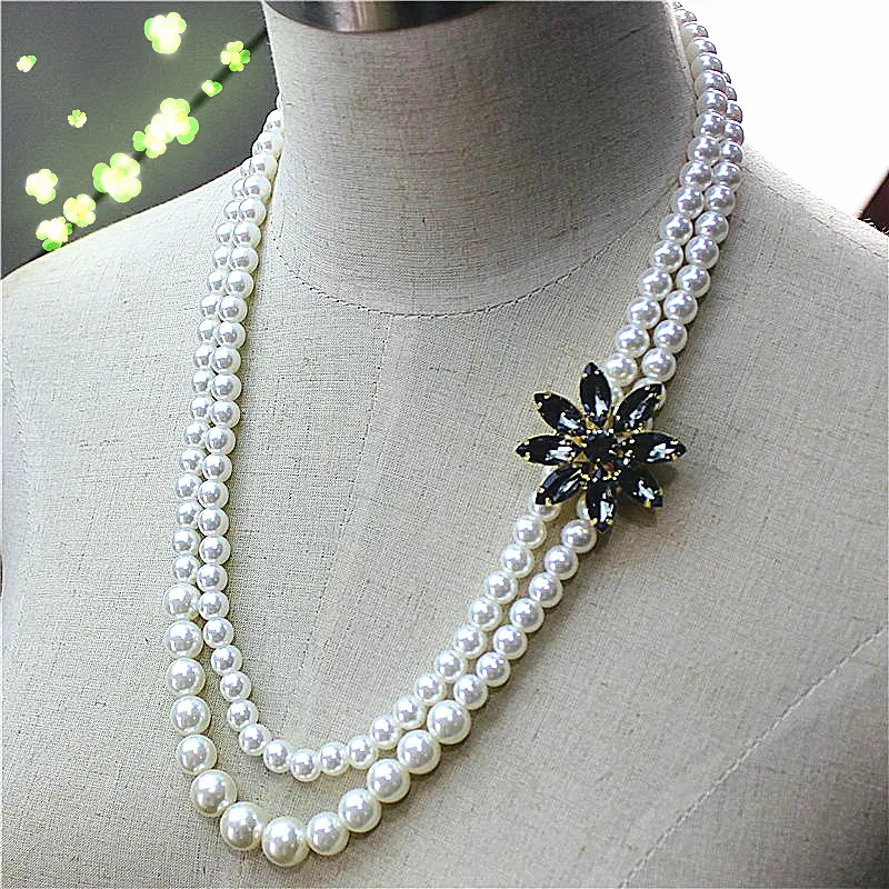 The new 2017 popular beautiful lady accessories wholesale agent shipping girl birthday party pearl necklace | Украшения и