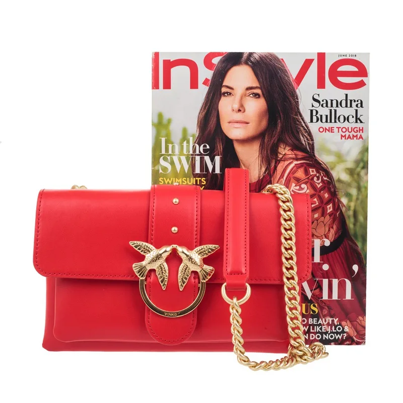 Мягкая кожаная мини сумка PINKO 1P21AZ Y5EU|Сумки с ручками| |