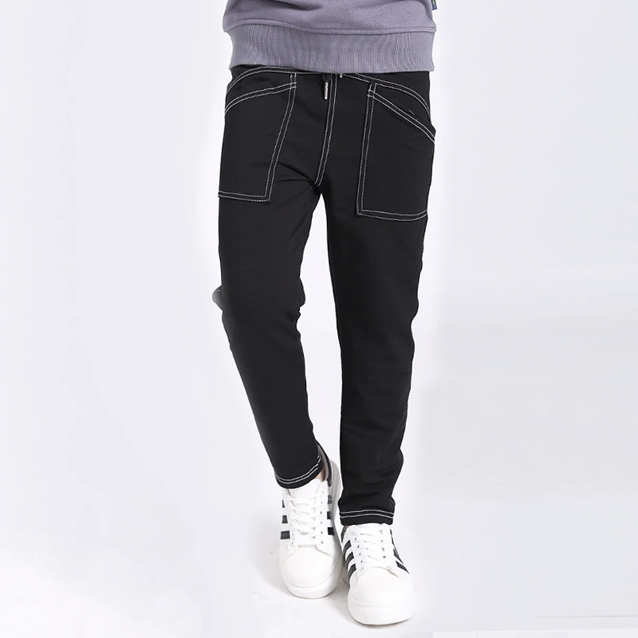 Aixinghao Boys Sport Pants 2018 Spring Regular Trousers Solid Teenage For 6 8 10 12 14 Year Clothes |
