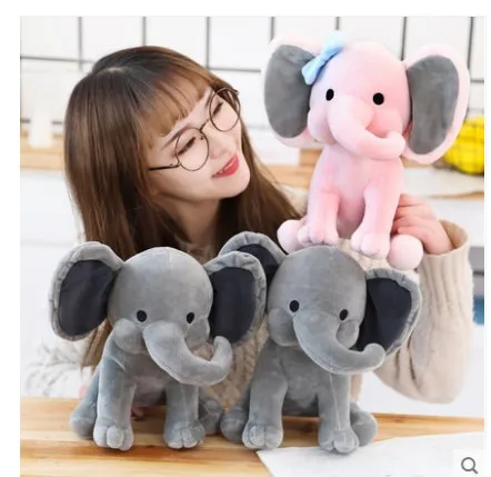 

1Pcs Cartoon Plush Elephant Toy Baby Kids Stuffed Plush Elephant Doll For Birthday Gift
