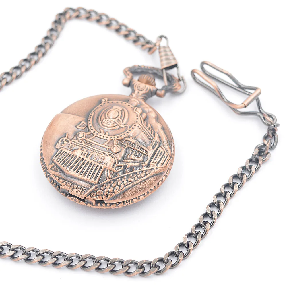 Винтажные мужские/женские кварцевые карманные часы со шлейфом и цепочкой H005|pocket